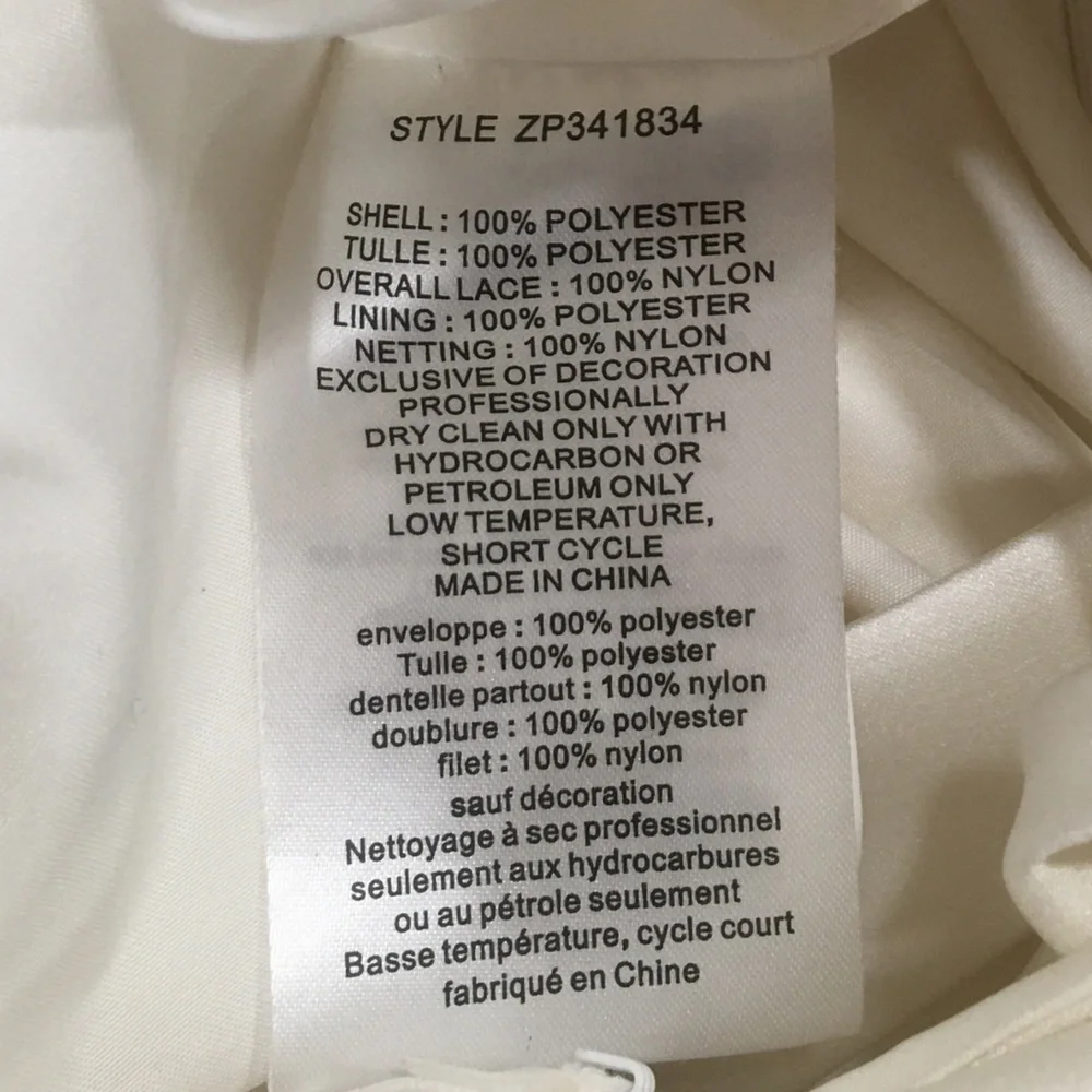 WOMENS Truly by Zac Posen, wedding dress size 10 in soft white. - Picture 6 of 8